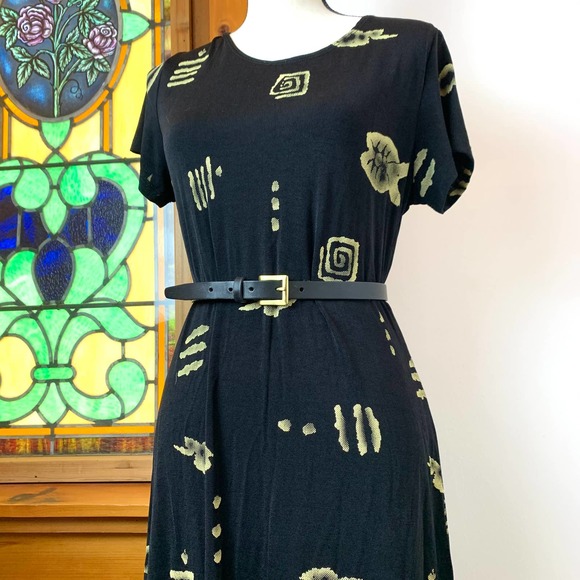 Vintage Cat Nip Fish Midi Dress by "es.se"- Medium (runs small) - Picture 8 of 11